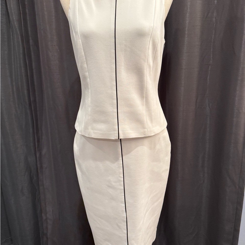 White House Black Market White Pencil Skirt and Top (2 piece set)